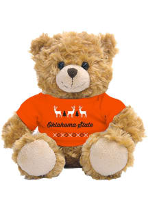Oklahoma State Cowboys Jardine  Holiday 10" Holiday Plush - White