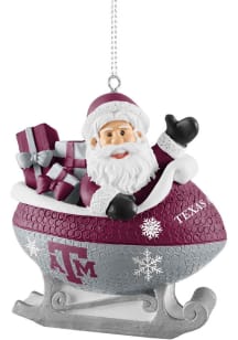 Texas A&M Aggies Sleigh Ornament - Maroon