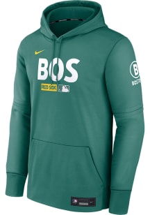 Nike Boston Red Sox Mens Green City Connect Therma Fleece Hood