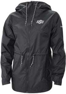 Columbia Oklahoma State Cowboys Womens Black Heat Seal Lily Park Light Weight Jacket