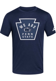 Adidas Penn State Nittany Lions Navy Blue We Are Hyperlocal Short Sleeve T Shirt