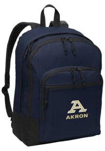 Jardine Akron Zips Navy Blue University Backpack