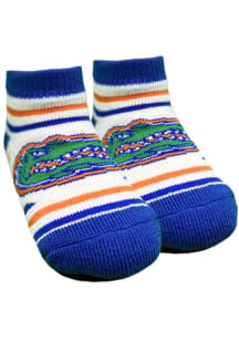 Florida Gators Stripe Quarter Baby Quarter Socks