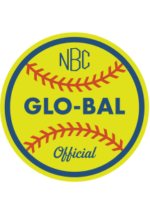 Wichita NBC Glo-Bal Baseball Stickers - Yellow
