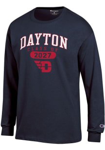 Champion Dayton Flyers Navy Blue Class of 2027 Jersey Long Sleeve T Shirt