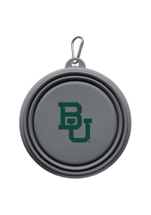 Baylor Bears Collapsible Silicone Dog Pet Bowl Green