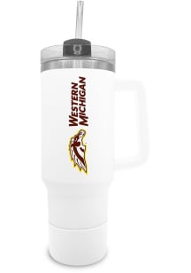 Western Michigan Broncos 40 oz Stainless Steel Tumbler - White