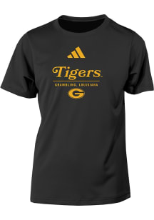 Adidas Grambling State Tigers Youth Black Heat Seal Classic Short Sleeve T-Shirt