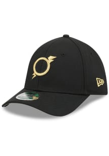 New Era Omaha Storm Chasers Mens Black 2026 MiLB Player Replica 39THIRTY M Crown Flex Hat