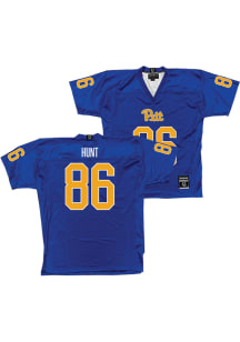 Max Hunt   Pitt Panthers Blue NIL Blue Football Jersey