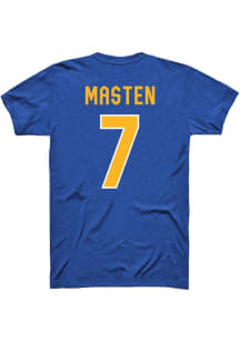 Izzy Masten Pitt Panthers Blue Womens Volleyball Shirzee Short Sleeve Player T Shirt