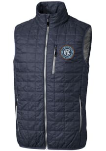 Cutter and Buck New York City FC Big and Tall Anthracite Rainier PrimaLoft Mens Vest