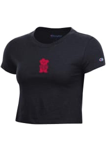 Champion Cincinnati Bearcats Womens Black C6055 Short Sleeve T-Shirt