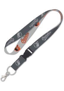 Baltimore Orioles Charcoal Lanyard - Charcoal