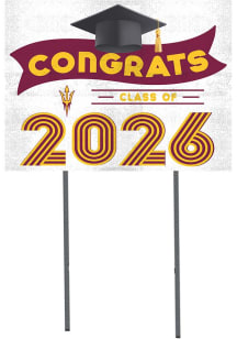 Arizona State Sun Devils KH Sports Fan Class of 2026 Yard Sign - Maroon