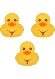 Texas Longhorns Burnt Orange 3pk Rubber Duck