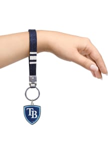 Tampa Bay Rays Crystal Keychain - Navy Blue