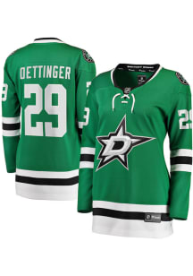 Jake Oettinger Dallas Stars Womens Home Hockey Jersey - Green