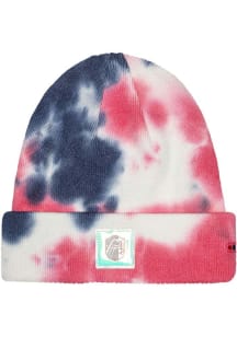 St Louis City SC Red Psychedelic Tie-Dye Cuff Mens Knit Hat