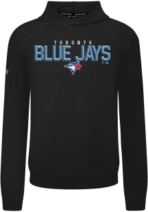 Levelwear Toronto Blue Jays Black Mandate Carve Long Sleeve T Shirt
