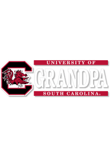 South Carolina Gamecocks 6x2 Grandpa Auto Decal - Red