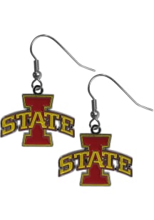 Iowa State Cyclones Chrome Dangle Womens Earrings