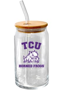 TCU Horned Frogs 16oz Pint Glass - Purple