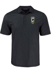Cutter and Buck Columbus Crew Black Shadow Check Big and Tall Polo