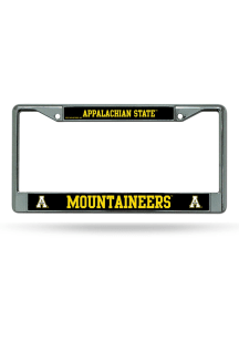 Appalachian State Mountaineers Standard Chrome License Plate Frame - Silver