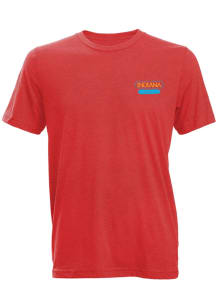 Indiana Womens Cardinal Julia Gash Short Sleeve T-Shirt