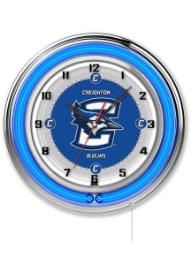Creighton Bluejays 19in Neon Wall Clock