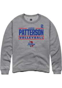 Lauren Patterson Tulsa Golden Hurricane Mens Graphite NIL Stacked Box Player Crew