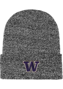 LogoFit Washington Huskies Black Bueller Mens Knit Hat