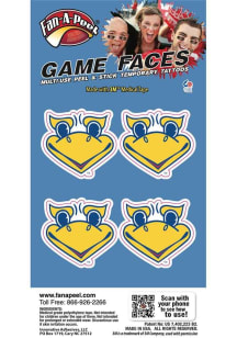 Kansas Jayhawks 4pk Waterless Tattoo
