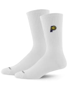 Indiana Pacers Team Logo Mens Crew Socks