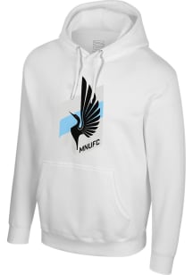 Minnesota United FC Mens White Primary Long Sleeve Hoodie