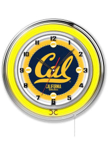 Cal Golden Bears 19in Neon Wall Clock