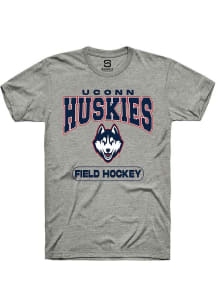 Summit Sportswear UConn Huskies Grey Field Hockey Short Sleeve T Shirt