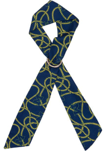 Michigan Wolverines Skinny Satin Womens Scarf