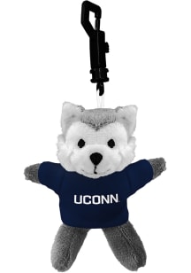 UConn Huskies Husky Keychain - Navy Blue