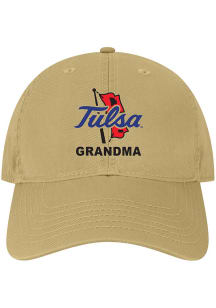 Tulsa Golden Hurricane Grandma Twill Adjustable Hat - Gold