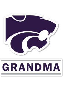 K-State Wildcats 3 Inch Grandma Auto Decal - Purple