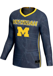 ProSphere Michigan Wolverines Blue Vigor Volleyball Jersey