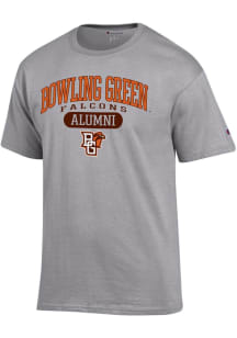 Champion Bowling Green Falcons Grey Pill Box Alumni Jersey Short Sleeve T Shirt
