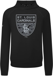 Levelwear St Louis Cardinals Black Mandate Buckler Long Sleeve T Shirt