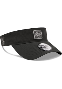 New Era Kansas City Chiefs Mens Black 2026 NFL Training Camp Adjustable Visor