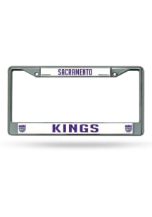 Sacramento Kings Premium Chrome License Plate Frame - Silver