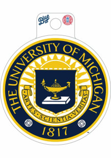 Michigan Wolverines Be Light Stickers - Navy Blue