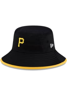 New Era Pittsburgh Pirates BLACK Digitech Drawstring Bucket Hat