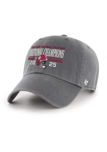 47 Indiana Hoosiers 2026 National Champs Event Clean Up Adjustable Hat - Graphite